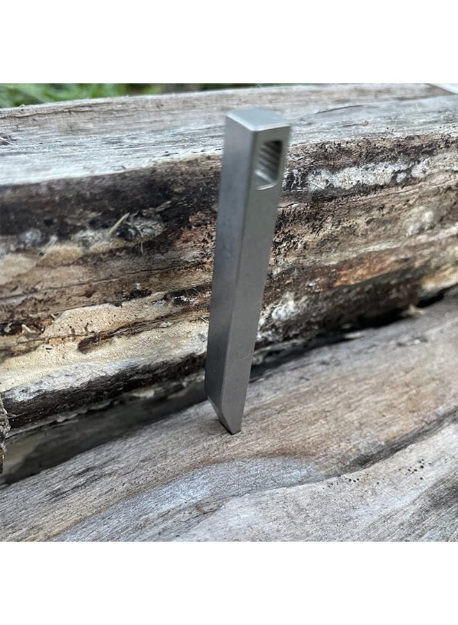 Heavy Duty Keychain Pry Bar for Every Day Carry Small Stainless Steel Key Chain Multitool Prybar for Keys, Small Prybar Multitool, Heavy Duty Stainless Steel Pocket Pry Bar - Image 5