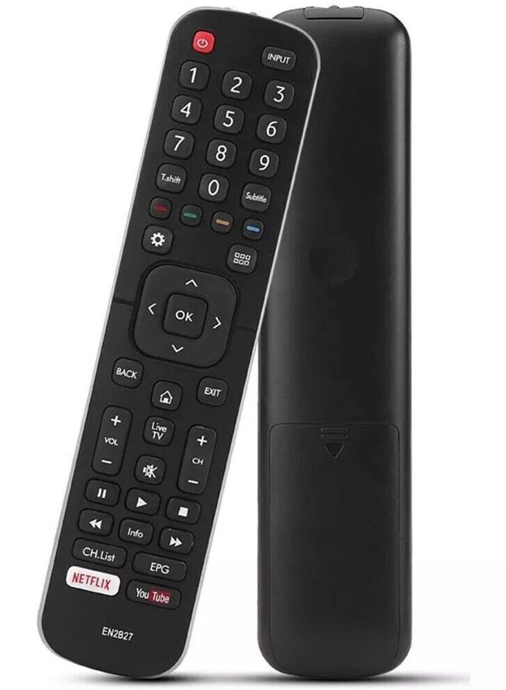 هايسنس جهاز تحكم عن بعد ذكي من هايسنس لتلفزيون LED والتلفزيون الذكي ، أسود - Image 4