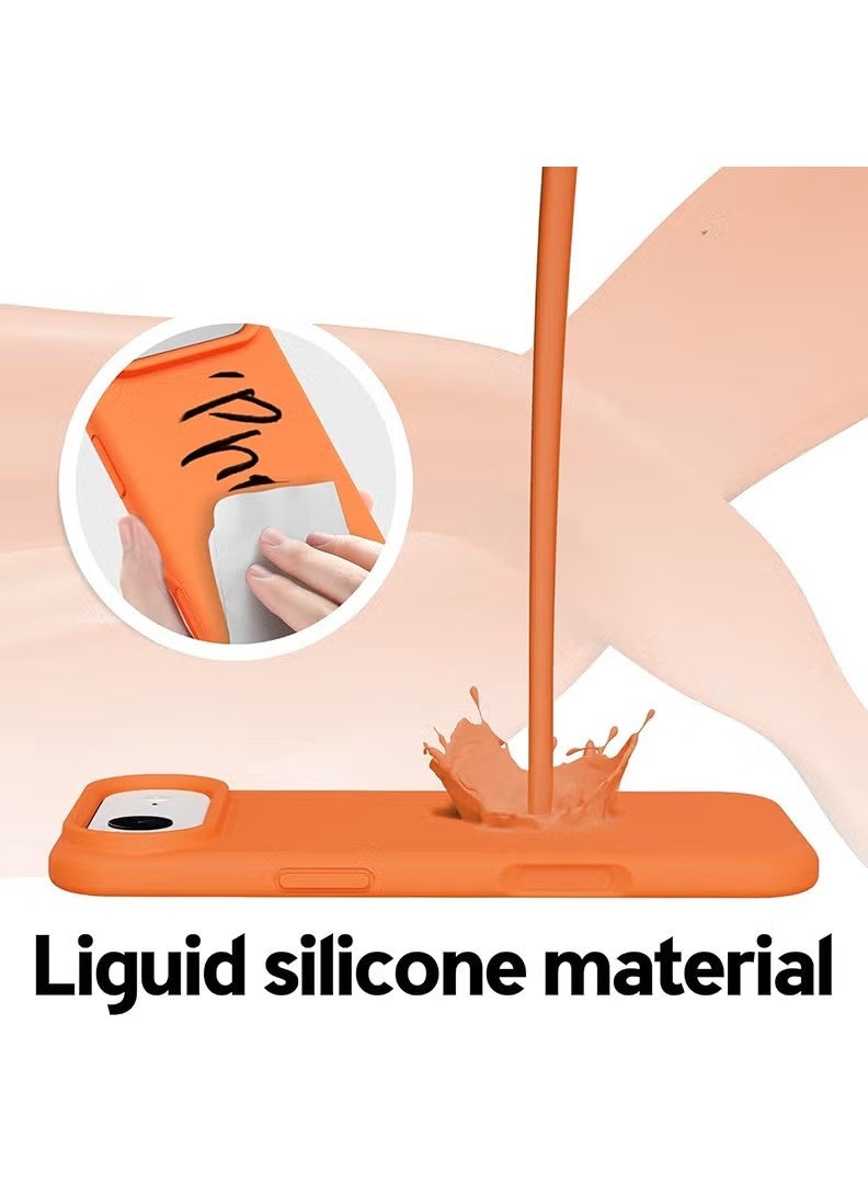 general Premium Liquid Silicone Protective Case for iPhone 17 Air - Vibrant Orange - Image 3