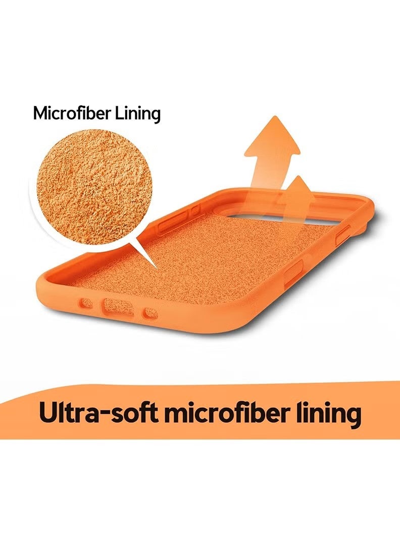 general Premium Liquid Silicone Protective Case for iPhone 17 Air - Vibrant Orange - Image 5