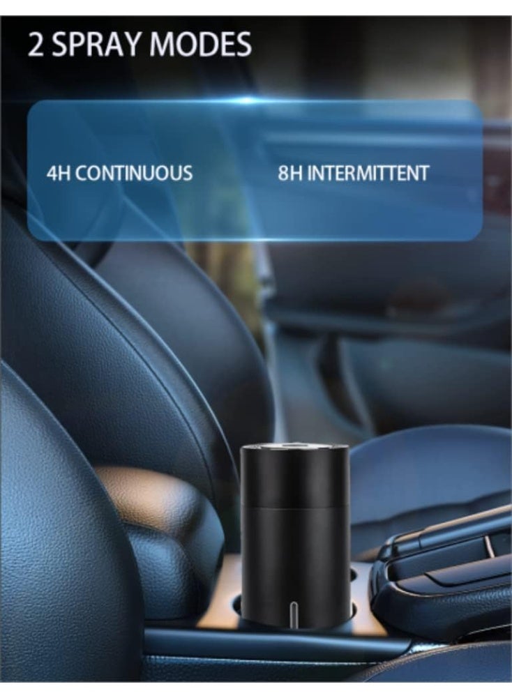 Car Diffuser Humidifier With Colorful LED Light, 260ml USB Mini Humidifier For Car, Office And Bedroom, Essential Oil Diffuser With Auto Shut Off, Quiet Ultrasonic Mist Technology And Dual Spray Modes - Image 2