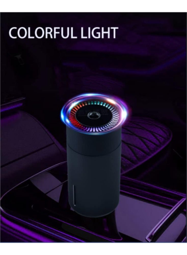 Car Diffuser Humidifier With Colorful LED Light, 260ml USB Mini Humidifier For Car, Office And Bedroom, Essential Oil Diffuser With Auto Shut Off, Quiet Ultrasonic Mist Technology And Dual Spray Modes - Image 4