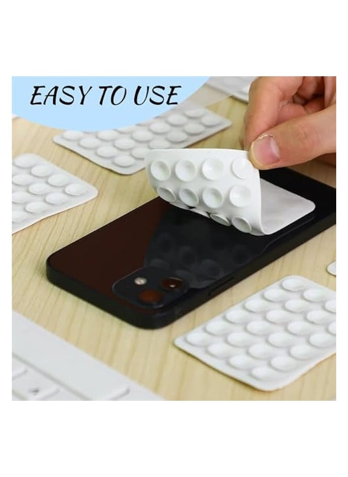 erorex Silicone Suction Phone Case Adhesive Mount, Silicon Adhesive Phone Accessory for iPhone and Android, Hands-Free Fidget Toy Mirror Shower Phone Holder, for Selfies and Videos Fidget Toy (12 Pcs)  - Image 3