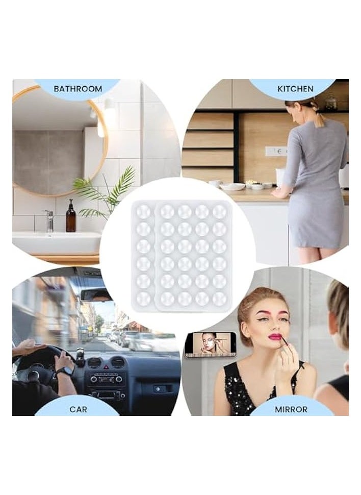 erorex Silicone Suction Phone Case Adhesive Mount, Silicon Adhesive Phone Accessory for iPhone and Android, Hands-Free Fidget Toy Mirror Shower Phone Holder, for Selfies and Videos Fidget Toy (12 Pcs)  - Image 5
