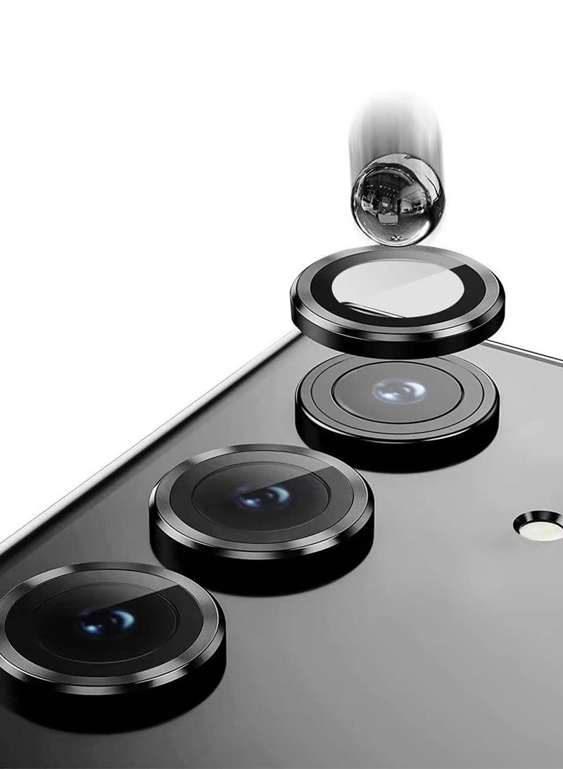 Lens protection film HD CD pattern for SAMSUNG Galaxy S24, Silver - Image 4