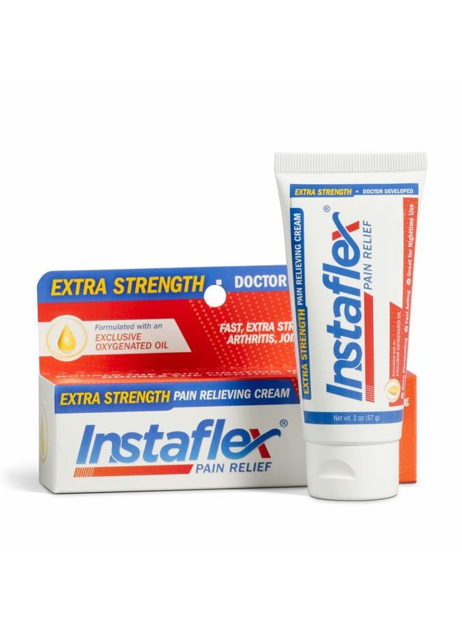 Healthy Directions Healthy Directions Instaflex Extra Strength Pain Relief Cream, with 2X The Pain-Fighting Ingredients, Rubs Out Your Toughest Muscle & Joint Pain (2 oz) - Image 1