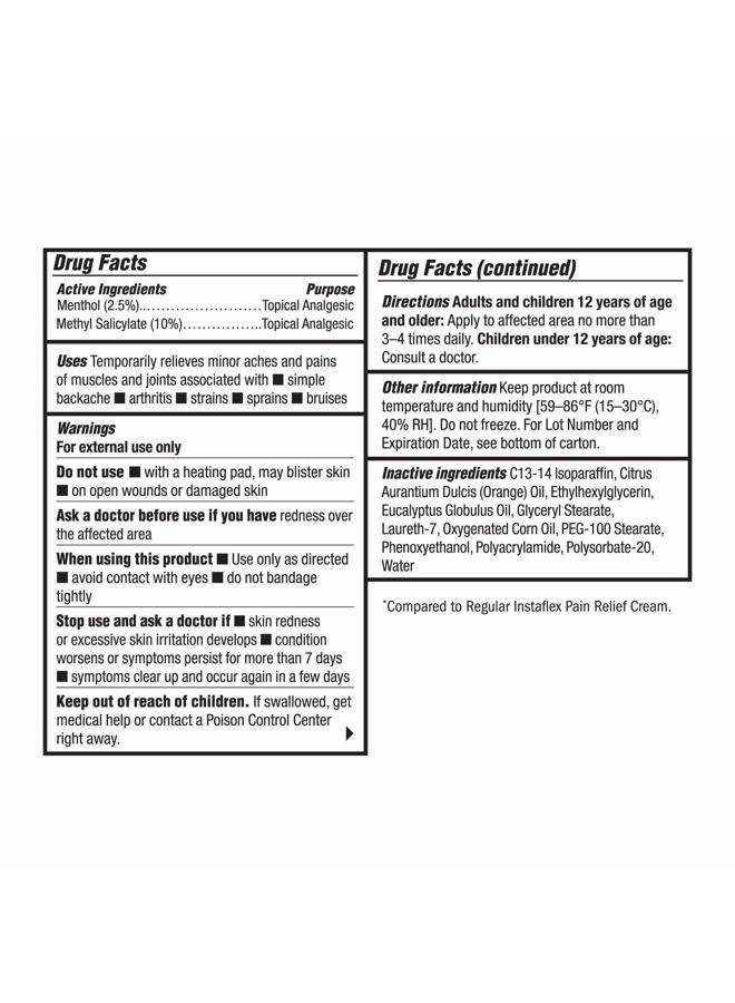Healthy Directions Healthy Directions Instaflex Extra Strength Pain Relief Cream, with 2X The Pain-Fighting Ingredients, Rubs Out Your Toughest Muscle & Joint Pain (2 oz) - Image 2