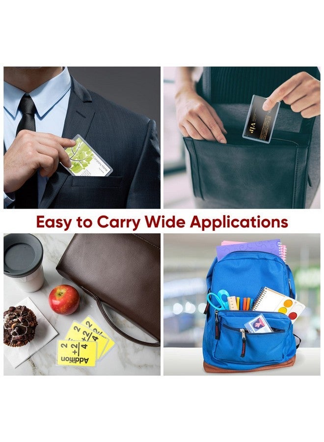 Eersida 550 Clear Plastic Card Sleeves - 3 x 4 Inches, Protective Holders for Baseball, Sports, Trading & Game Cards - Image 5