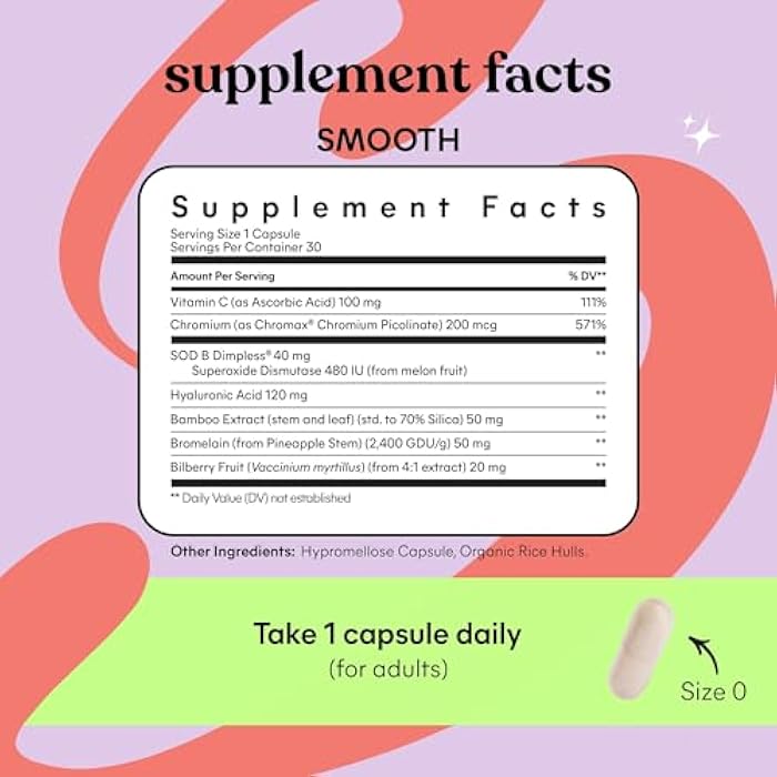 Lemme جلو كولاجين هير غومي للشعر القوي والسميك وتقليل تساقط الشعر كبسولات مضادة للسيلوليت للنساء، أرجل وأفخاذ ناعمة، تقليل السيلوليت والجلد المتجعد - Image 5