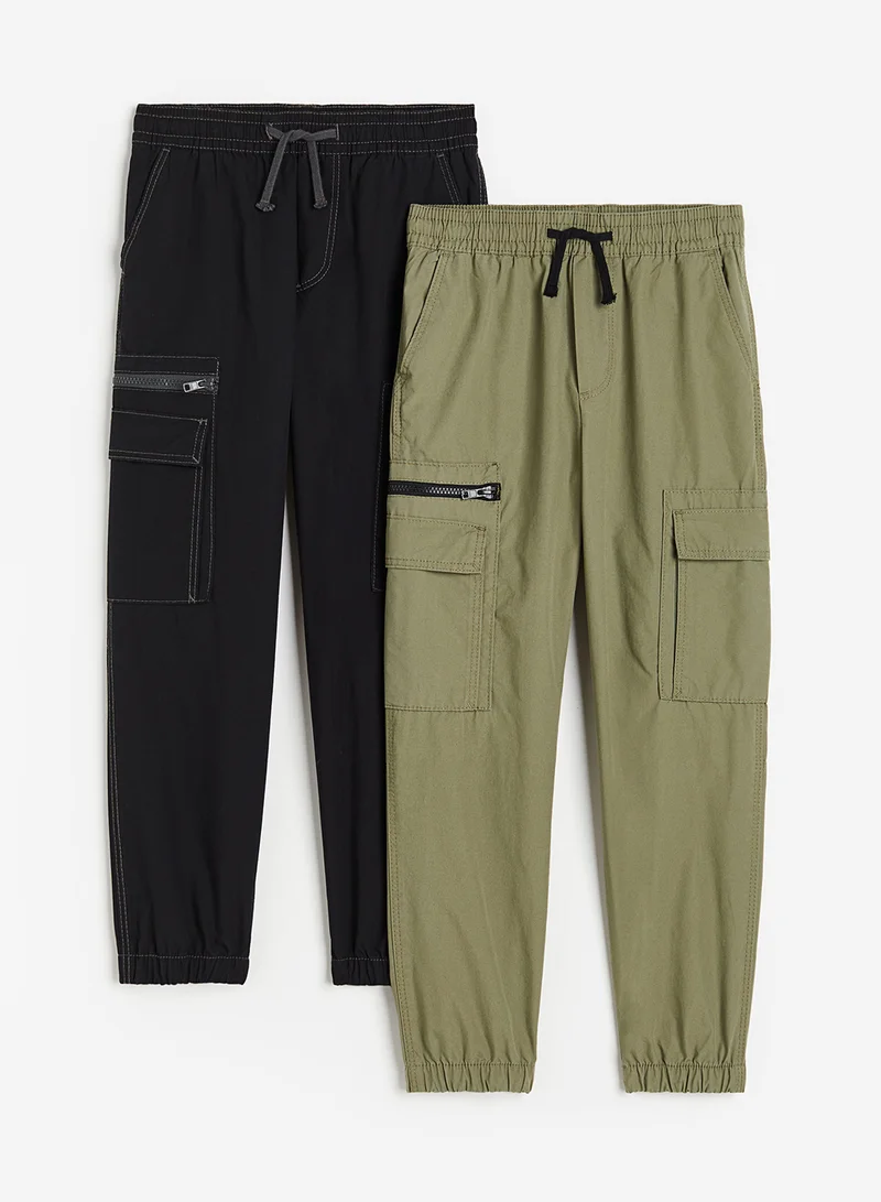 اتش اند ام 2-Pack Loose Fit Cargo Trousers