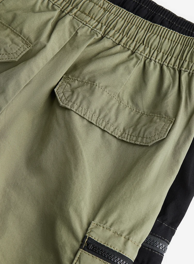 اتش اند ام 2-Pack Loose Fit Cargo Trousers