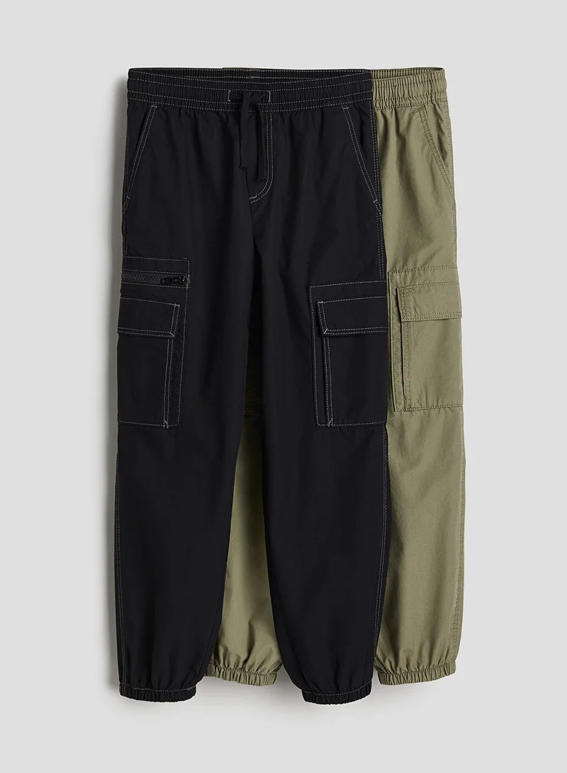 اتش اند ام 2-Pack Loose Fit Cargo Trousers