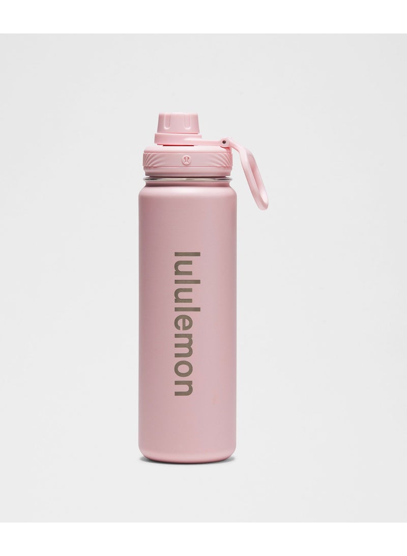 lululemonStainless steel sports vacuum insulated water bottle, suitable for holding water, iced tea, hot tea, etc., with a capacity of 710 milliliters - Image 1