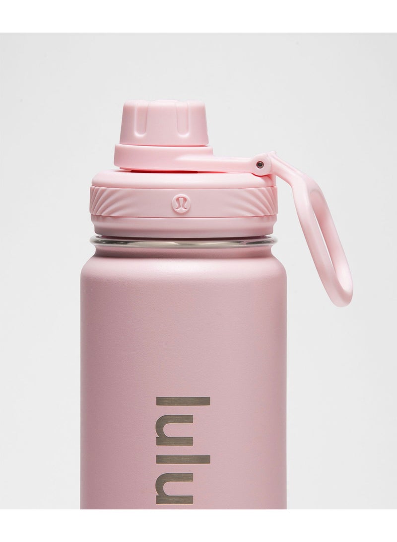 lululemonStainless steel sports vacuum insulated water bottle, suitable for holding water, iced tea, hot tea, etc., with a capacity of 710 milliliters - Image 3