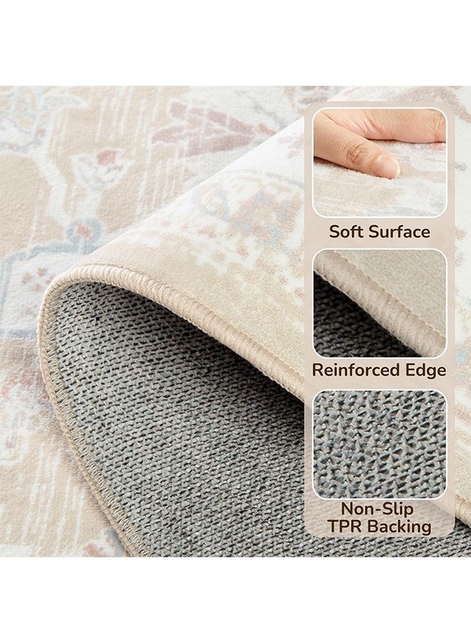 السجاد المنزلي، قماش تزيين للقدم للغرفة المعيشة، وسادة الأرض، سجاد بأسلوب بوهمي (أحجام 200×300 سم)، وسادة أرضية عازلة للانزلاق وقابلة للغسيل بمظاهر مطبوعة، مُخصص للمصعد والغرفة المعيشة في غرفة فندق العائلة - Image 2