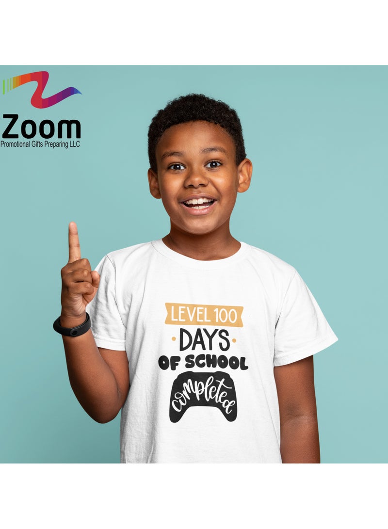 ZOOM 100 Days of School Kids T-Shirt 