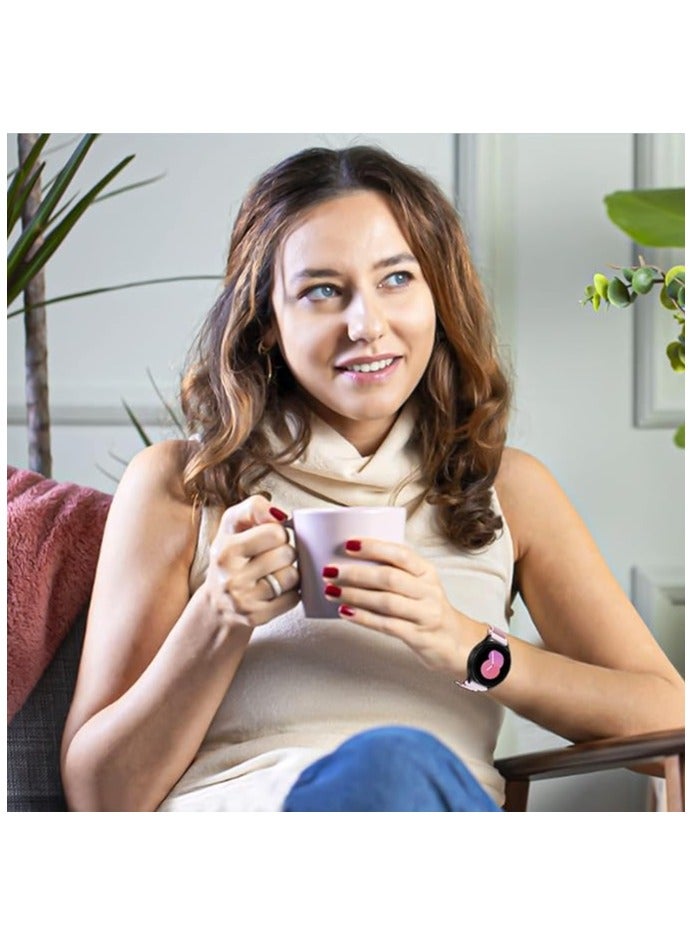 Band Sport Nylon 22MM Compatible with Samsung galaxy watch 3 45mm /watch 46mm/Gear S3/Huawei watch GT3 46MM/GT2E/GT2 Pro/GT2 46MM/Amazfit GTR 2/3/3 Pro/GTR4 (Pink) - Image 3