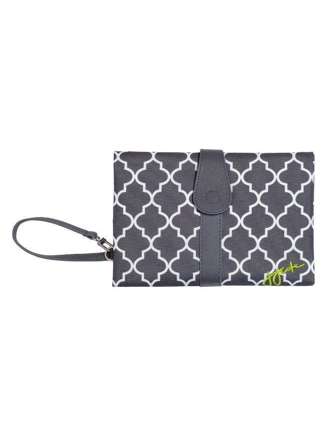 JJ Cole Diaper Changing Clutch, Stone Arbor - Image 1