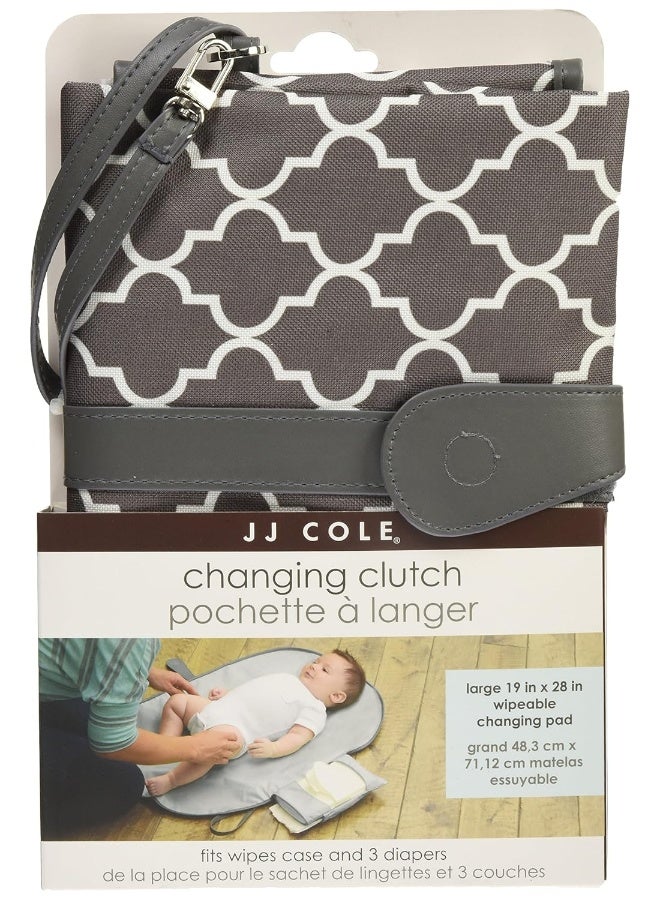 JJ Cole Diaper Changing Clutch, Stone Arbor - Image 5