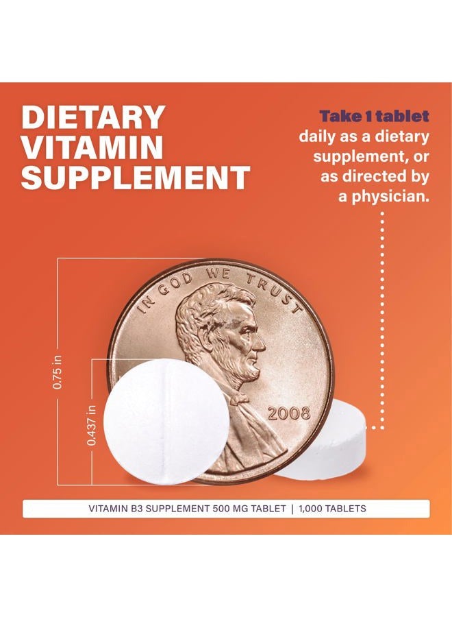 Rugby Niacin 500 mg 1000 Tabs - Image 3