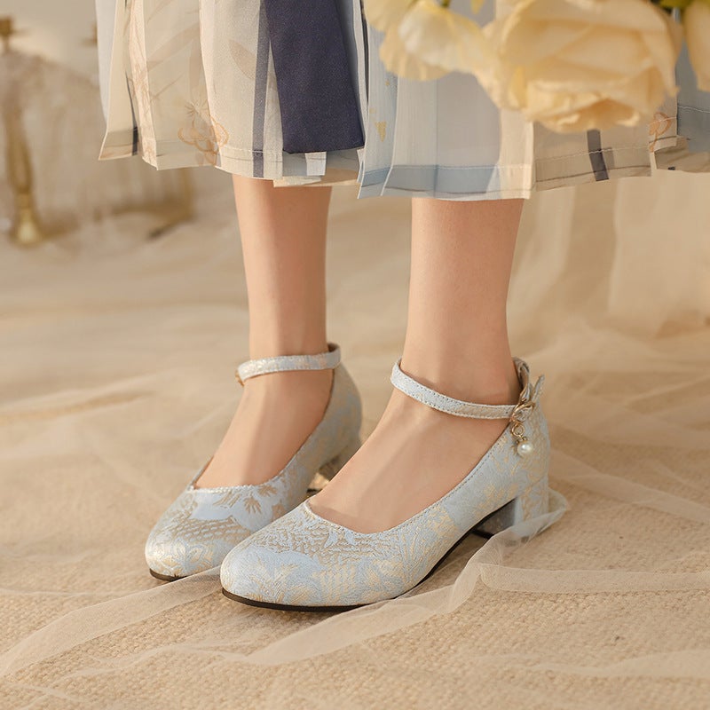 2024 Spring National Tide Cheongsam Shoes 33-43 New National Style Chinese Clothing Buckle Shallow Mouth Shoes - Image 5