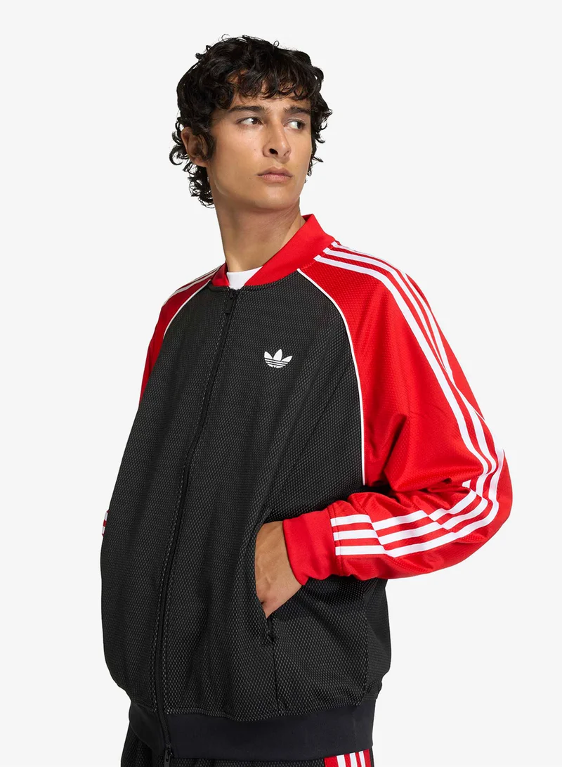 Adidas Originals BLACK Classic Superstar Tracktop for Men | Best Price UAE