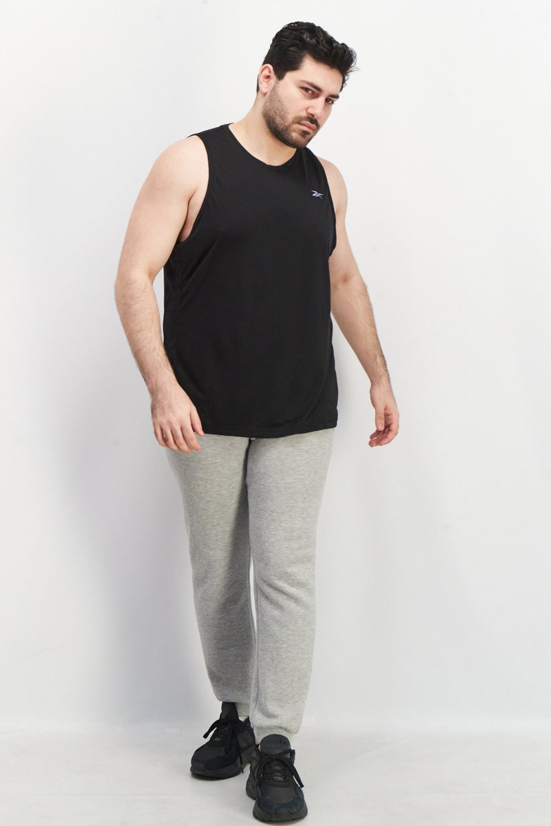 Reebok Men Sportswear Fit Sleeveless Training Top, Black - Image 3