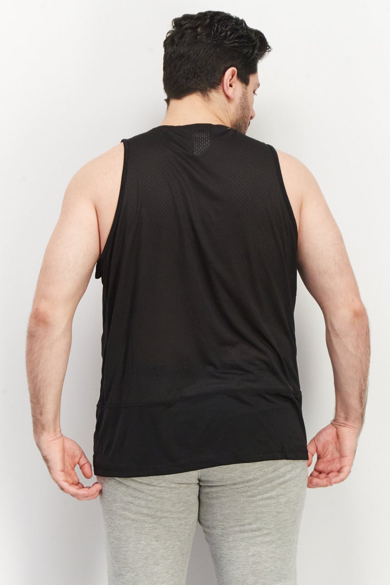 Reebok Men Sportswear Fit Sleeveless Training Top, Black - Image 2