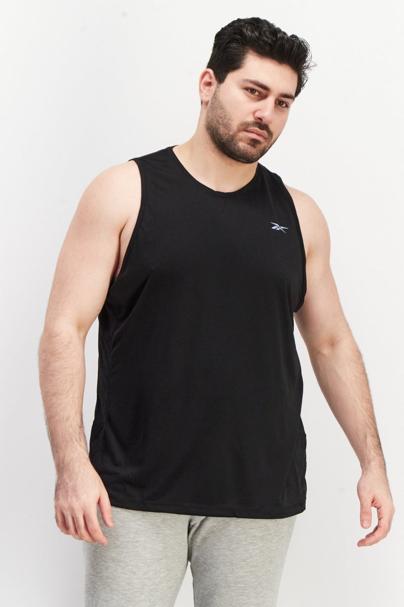 Reebok Men Sportswear Fit Sleeveless Training Top, Black - Image 1