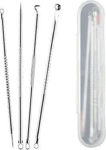 Elecsera Stainless Steel Blackhead Remover Needle Pack of 4 - Image 1