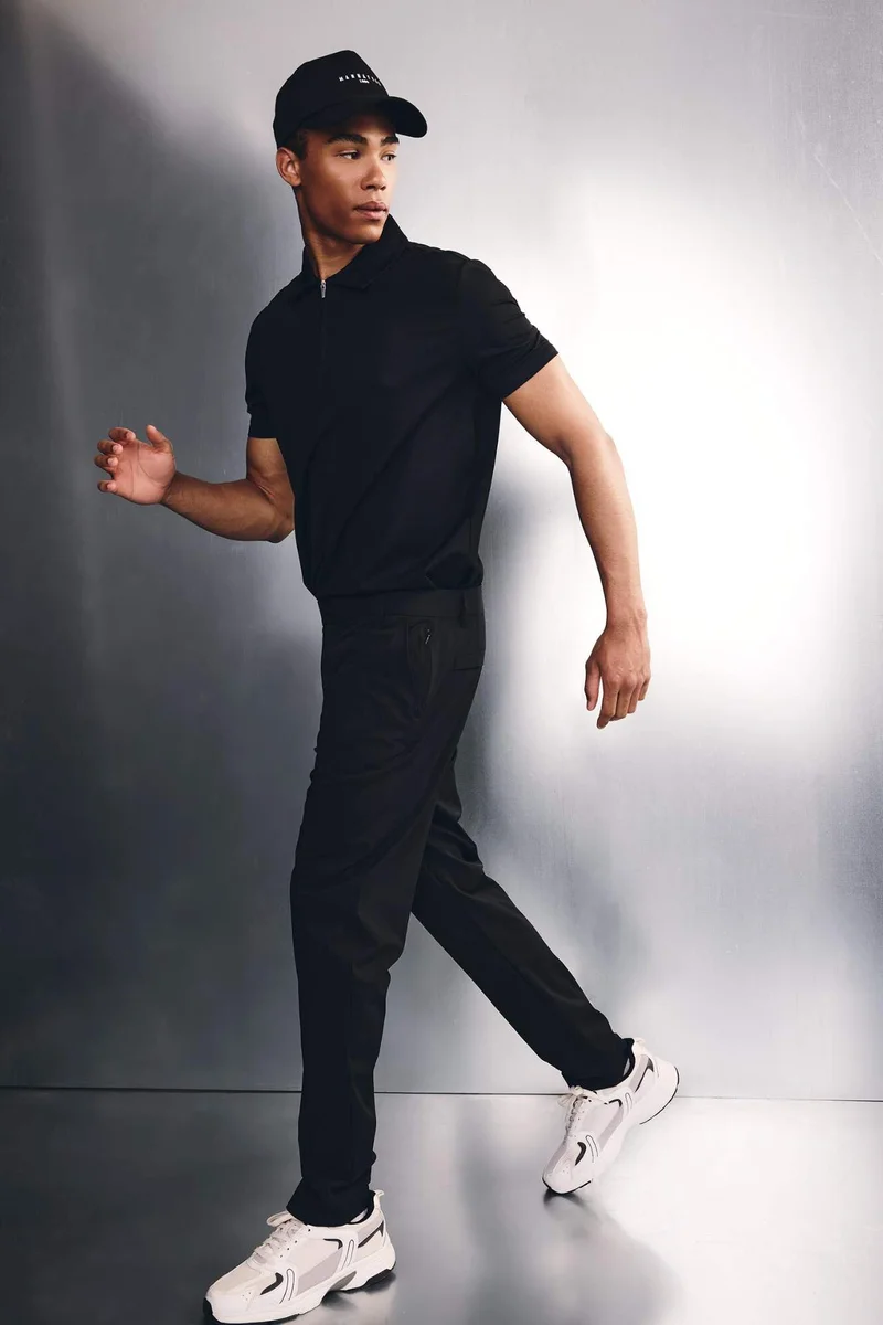ديفاكتو Standard Fit Short Sleeve Polo Shirt