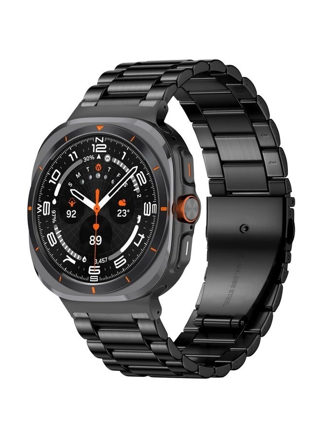 ELTRAZONE NEW Stainless Steel Metal Band for Samsung Galaxy Watch Ultra 47mm (2024) - Premium Strap for Men and Women, Not Compatible with Galaxy Watch 7/6/5/4 or Watch 6/4 Classic  - Image 1