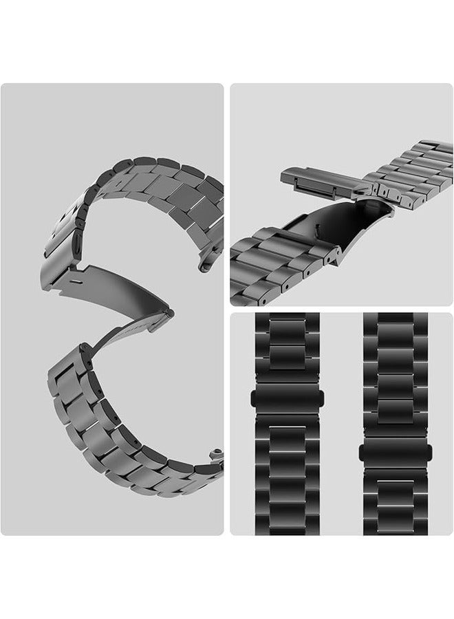 ELTRAZONE NEW Stainless Steel Metal Band for Samsung Galaxy Watch Ultra 47mm (2024) - Premium Strap for Men and Women, Not Compatible with Galaxy Watch 7/6/5/4 or Watch 6/4 Classic  - Image 3
