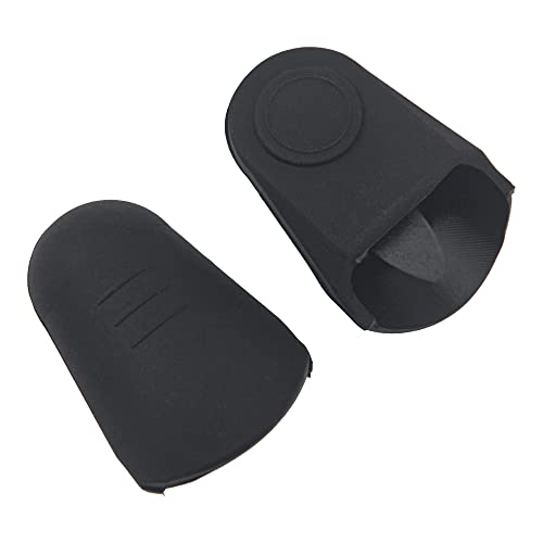 Yootones Rubber Mouthpiece Protector - 2Pcs Durable Cap for Saxophone & Clarinet (Black) - Image 1