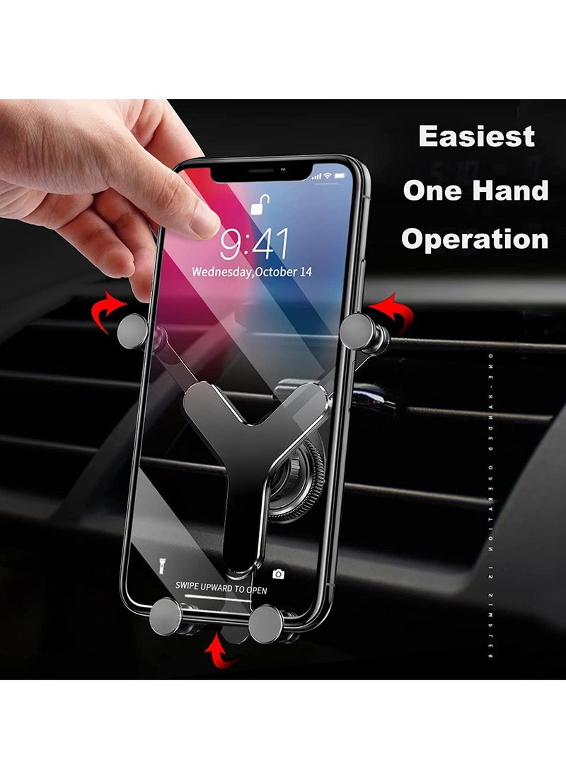 Excefore Car Phone Holder with Rotatable Swing Arm, Hands-Free Car Vent Phone Mount with Newest Metal Air Vent Clip Fit for All iPhone Android Smartphones - Image 4