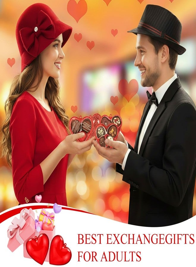 Novabright 24 Pcs Plastic Fillable Heart Ornament Valentine's Day Hanging Ball Heart Valentines Gift with Roll Red Ribbon Christmas Wedding DIY Craft Valentine Party Favor (Red,65/80/100mm) - Image 5