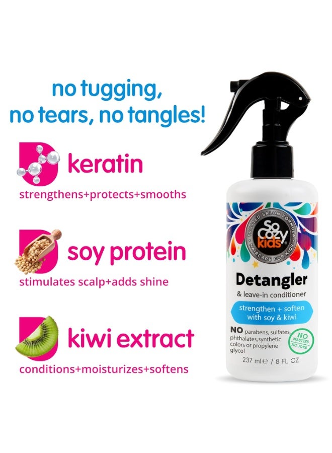 So Cozy Detangler & Leave In Conditioner Spray - Hair Detangler Spray for Kids - Paraben-Free Leave In Hair Conditioner & Detangling Spray for Frizzy Hair (8 fl oz) - Image 2