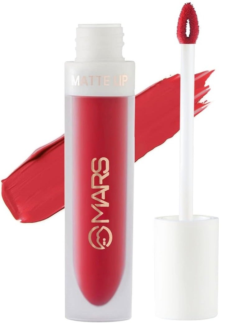 مارس لون شفاه سائل مطفي يدوم طويلاً 4.5 مل 21 ريد لاك - Image 1