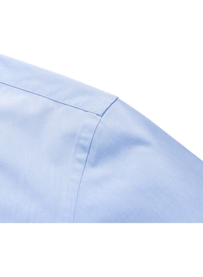 YOUNGOR Men'S Shirt Spring And Autumn, Casual Formal Shirt For Young Men, Glnp19001Ija, Light Blue, Size 43 - Image 2