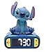 LEXiBOOK Disney Stitch Stitch Nightlight Alarm Clock Sounds and Melodies LCD Backlit Screen Luminous Snooze Blue RL800D - Image 3
