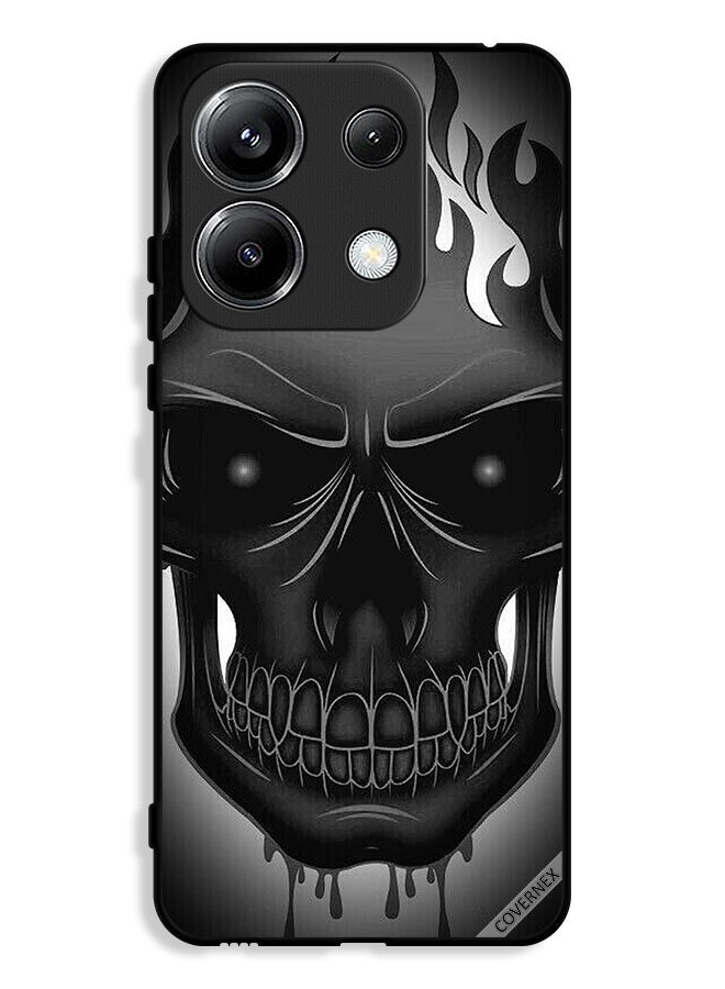 Covernex Xiaomi Poco M6 Pro 4G Protective Case Cover Skull Art - Image 1