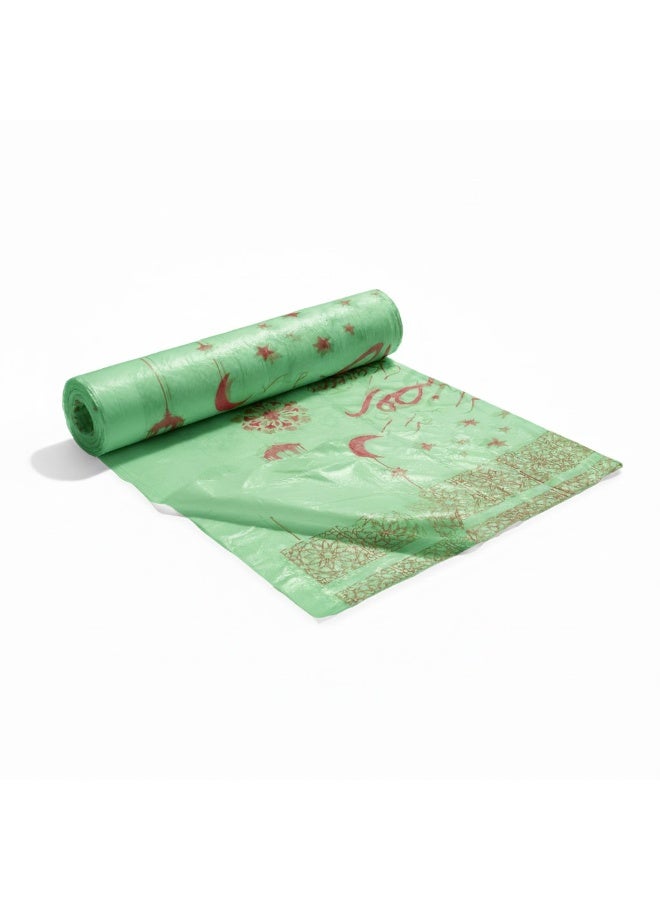 3-Piece Ramadan Plastic Tablecloth Roll Set - Multicolored Traditional Designs - Image 5