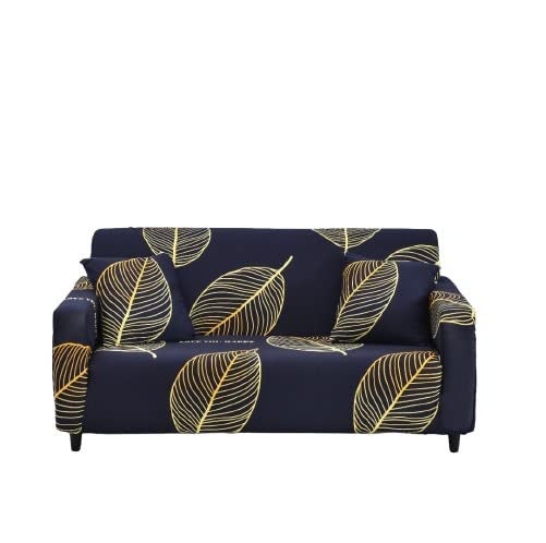 A CUBE LUXURY SOLUTIONS A CUBE LUXURY SOLUTIONS Sofa Cover 3 Seater and 2 Seater Slipcover Protector for L Shape Sofa Cover 5 Seater Stretch Polyester Spandex Golden  - Image 1