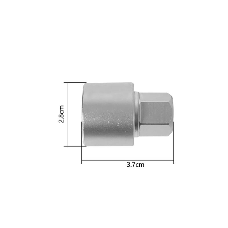Anti-theft Screw Socket Wrench Tool Security Master Locking Wheel Nut Key 812 / N 17mm Socket Replacement for Audi A6 A3 A4 A5 TT - Image 4