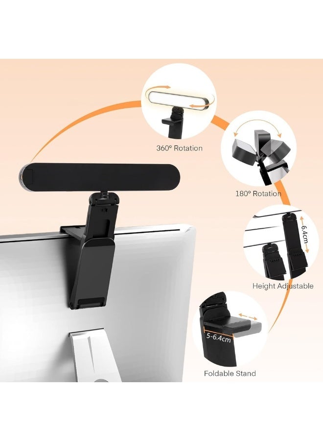 Selfie Light Video Conference Lighting Webcam Light With Remote & Touch Control Zoom Lighting For Computer LED Monitor Laptop Light For Video Conferencing/Streaming/Video - Image 2