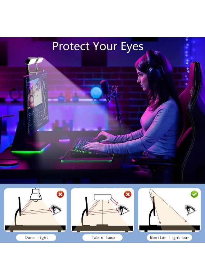 Selfie Light Video Conference Lighting Webcam Light With Remote & Touch Control Zoom Lighting For Computer LED Monitor Laptop Light For Video Conferencing/Streaming/Video - Image 5