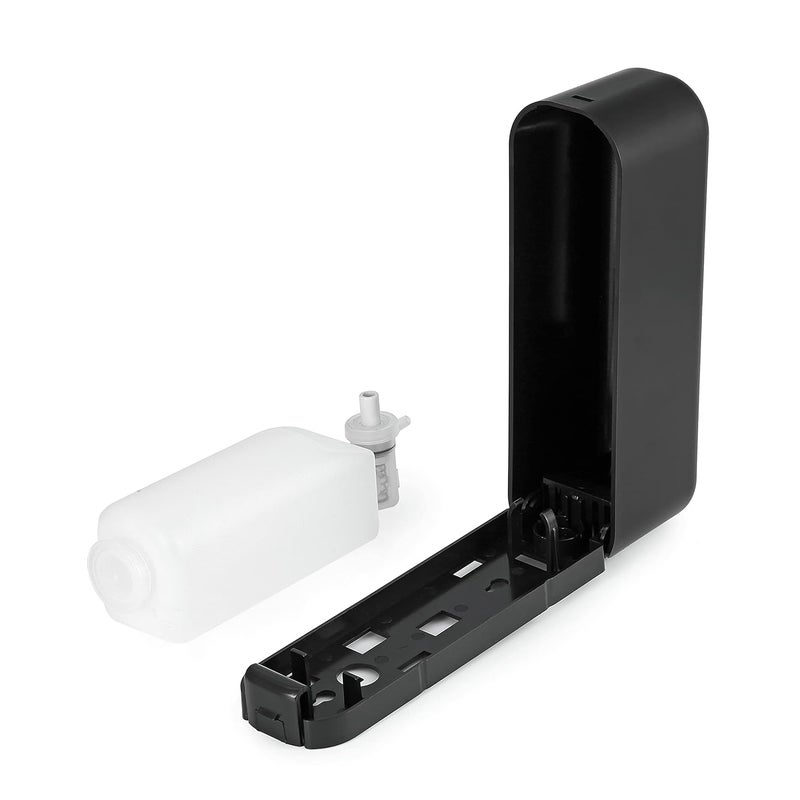 BATH GURU ABS Wall Mounted Soap Shampoo Conditioner Handwash Gel Liquid Soap Sanitizer Dispenser for Bathroom Basin Kitchen Sinks 350 Ml Black Plastic - Image 5