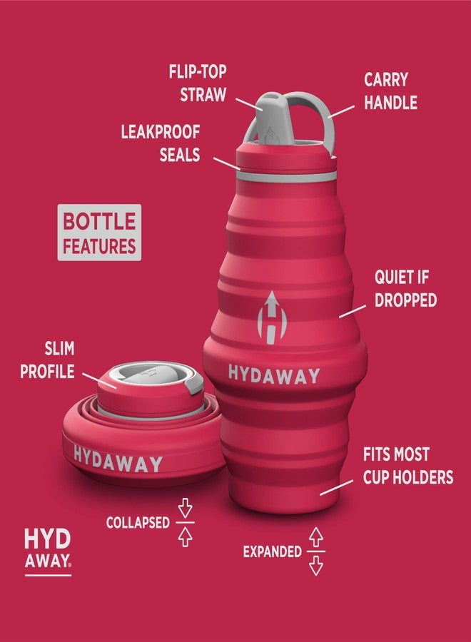 HYDAWAY 17oz Collapsible Water Bottle - BPA-Free, Leakproof, Lightweight, and Space-Saving - Perfect for Travel, Hiking, and Everyday Hydration - Image 5