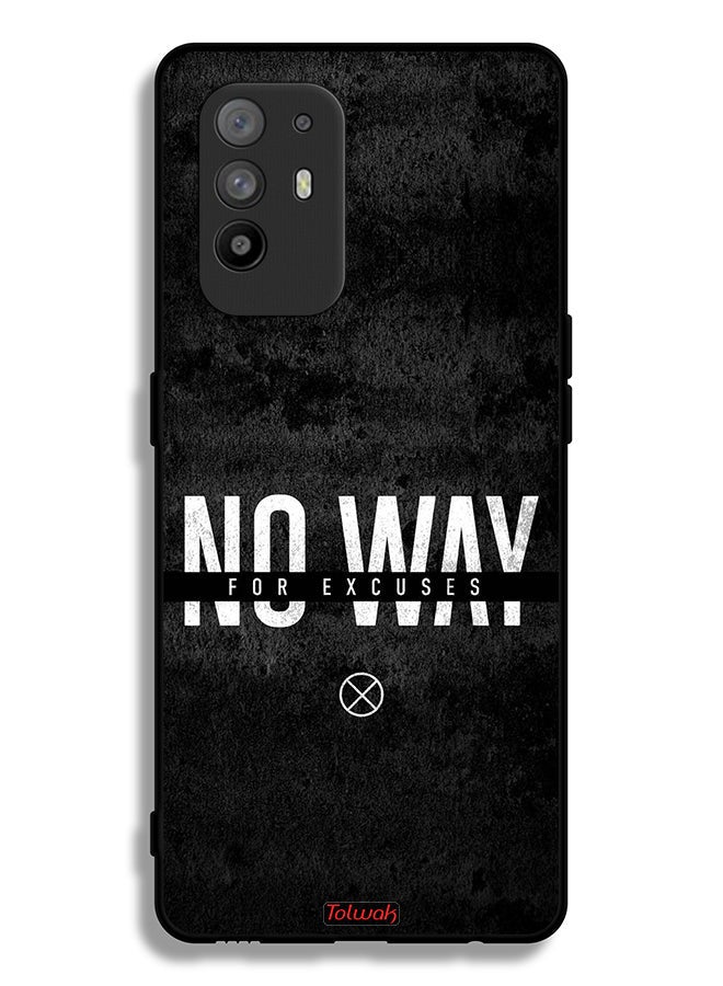 Tolwak Oppo F19 Pro Plus 5G Protective Case Cover No Way For Excuses - Image 2