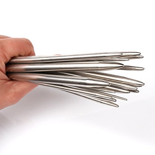 Z-Color 11 Sizes 55Pcs 7.9" Double Pointed Stainless Steel Knitting Needles Set 2MM -6.5MM - Image 4